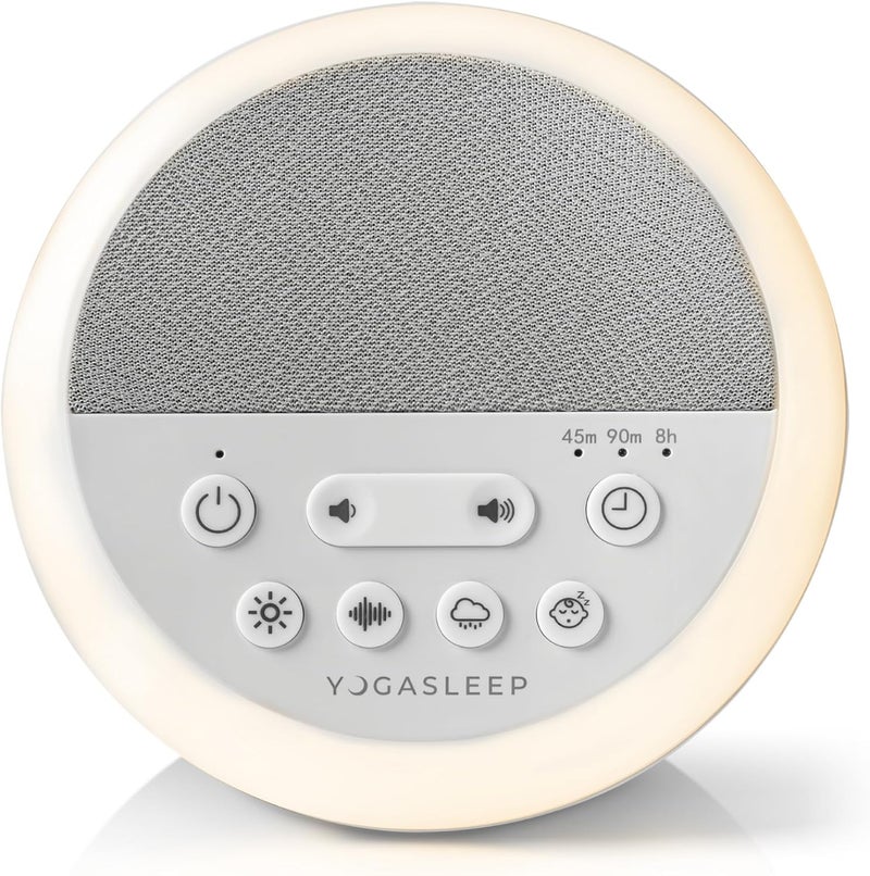 Yogasleep Nod White Noise Sound Machine, With Soft Night Light & Sleep Timer, 20 Sound Options Including Lullabies, Nature & Pink Noise, Sleep Aid For Baby & Adults, Noise Canceling For Office Privacy - Image 1
